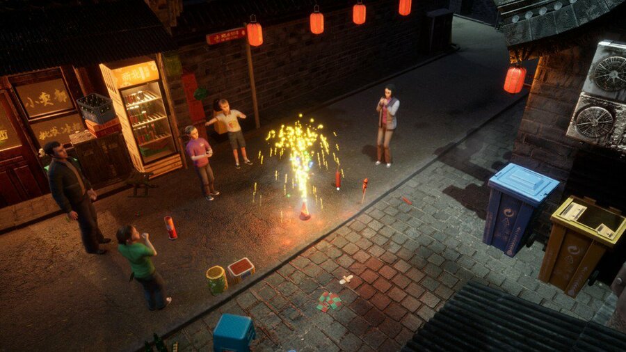 款響應春節而開發的遊戲「鞭炮&煙花:春節模擬器」,主打就是在遊戲中享受各式各樣的煙火與鞭炮。(Photo by Archimedes Nicholas Xia)