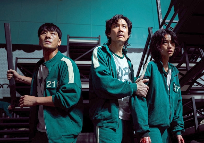 韓劇《魷魚遊戲》席捲全球,開播僅僅17天就吸引了1.11億戶觀眾,成為Netflix史上最受歡迎的影集。(劇照)