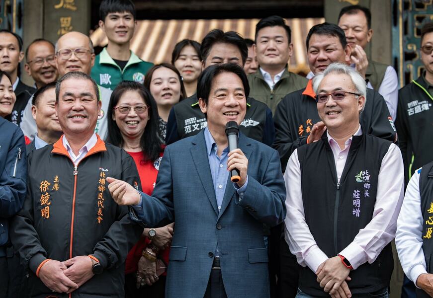 與英系的互動,將考驗賴清德未來是否能夠勝選,還有在黨內的威望。(賴清德臉書)