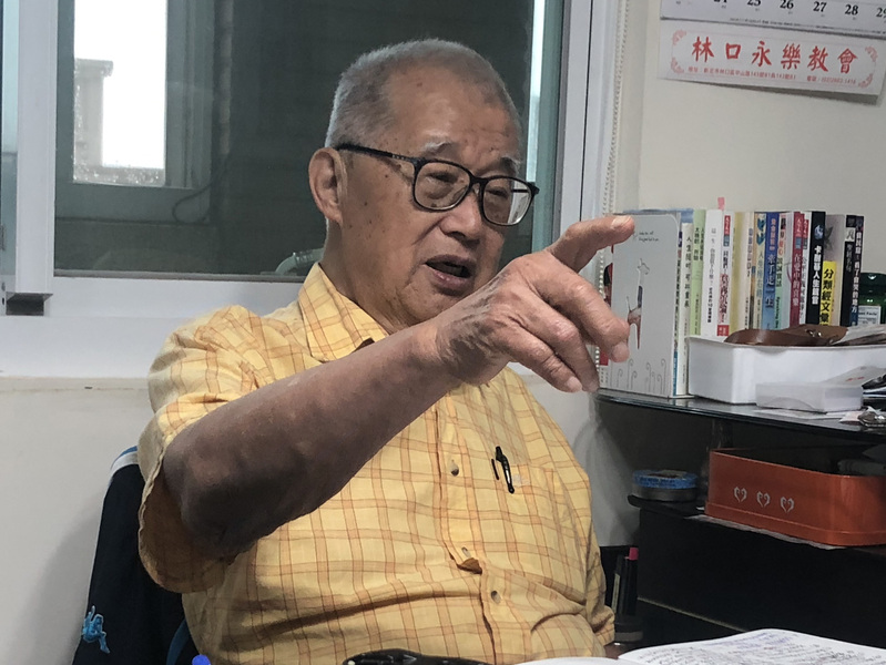 王建煊聽從來自心中上帝告訴他的聲音決定參選總統,但依目前情勢,他則看好郭柯配,否則恐仍是賴清德當選。(photo by 劉東皋/台灣醒報)