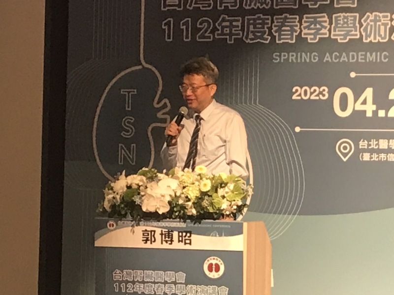 衛福部草屯療養院心腦研究中心主任郭博昭23日表示,物聯網能進行「實時醫療數據監控」(Real Time Monitoring)。(Photo by 簡嘉佑/台灣醒報)