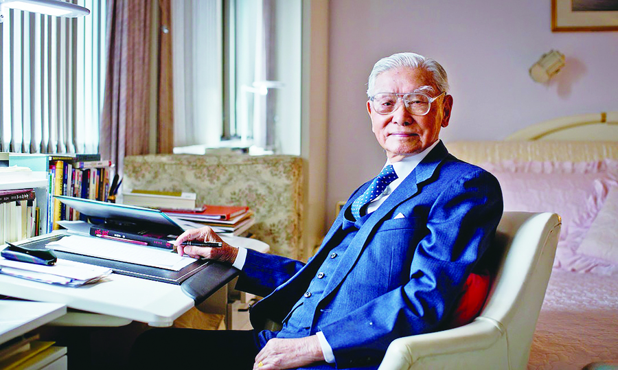 故總統蔣經國文膽張祖詒一生走過台灣政經風雨,於5月24日凌晨安息主懷,享嵩壽105歲。(網路截圖)