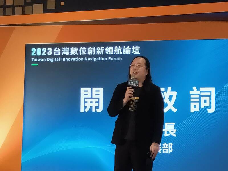30日的數位創新領航論壇上,產業界分享許多政策建議與AI的應用。(Photo by 呂翔禾/台灣醒報)