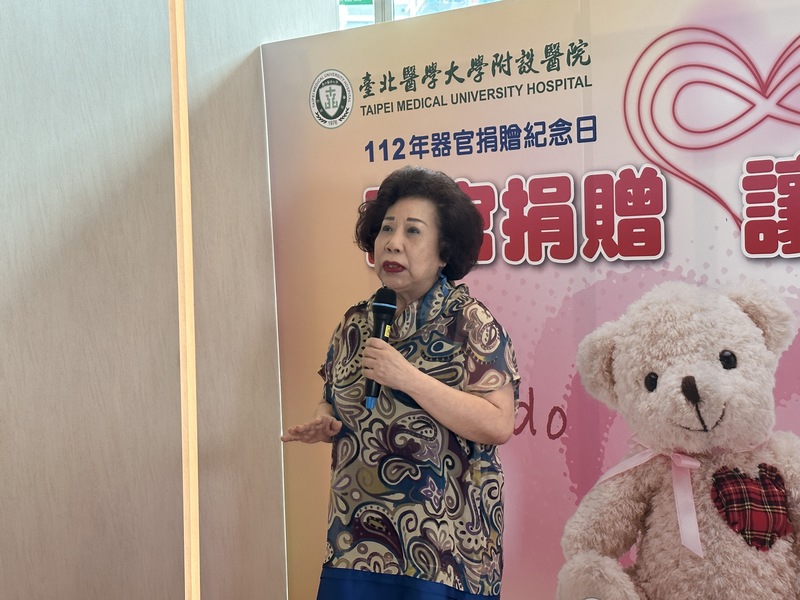 作家黃越綏出任器官捐贈推動大使。(台灣醒報/游清淵攝)