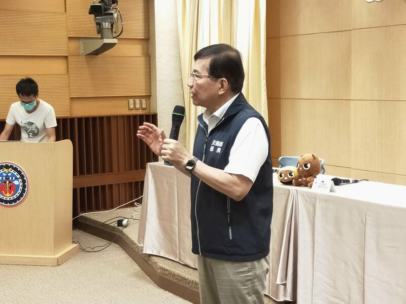 交通部28日公佈4月道安統計數據,交通部長王國材坦言還要多努力。(Photo by 呂翔禾/台灣醒報)