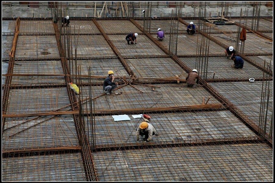 營建業往年是帶動中國經濟發展的動力之一。(Photo by Yan Song on Flickr used under Creative Commons license)