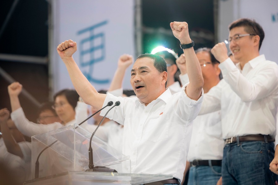 學者認為,侯友宜的支持度很難有起色,因為年輕人不支持國民黨。(侯友宜臉書)