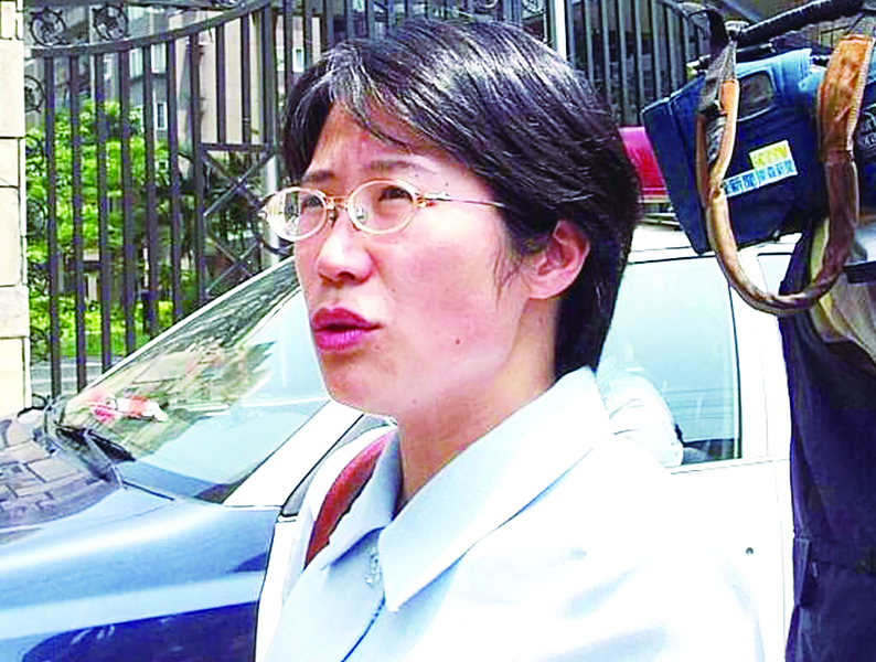 基隆市議員呂美玲日前嗆民眾「你討中共打」引發爭議,28日宣布退出國民黨。(中央社)