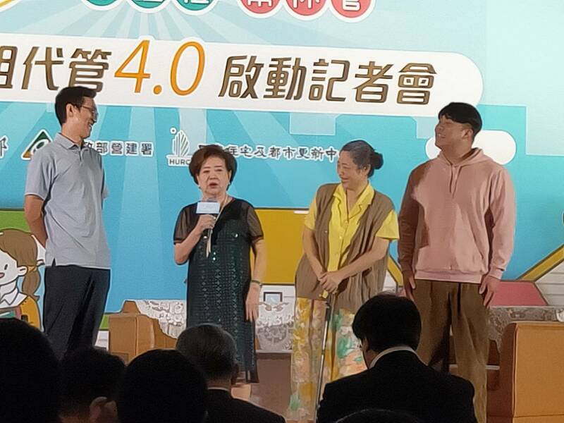內政部2日宣布啟動「社宅包租代管4.0」方案,推動長者換屋、代申請租屋補貼等服務。圖中為代言演員陳淑芳(Photo by 呂翔禾/台灣醒報)