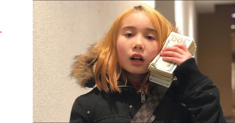 14歲亞裔網紅Lil Tay過去靠著炫富吸引民眾關注,近期詐死的爭議,引發對未成年網紅的。(Photo by Lil Tay on Instagram)