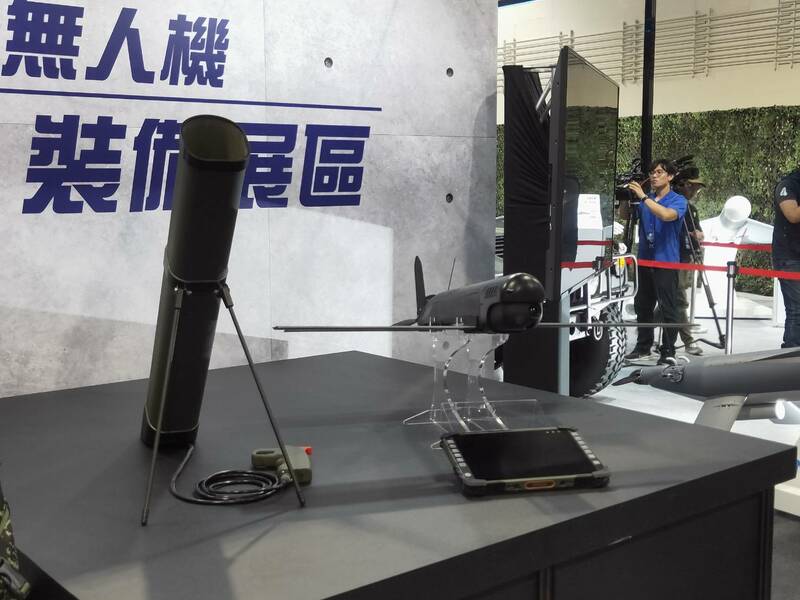 巡飛彈系列無人機,可隨身攜帶、續航力10公里。(Photo by 呂翔禾/台灣醒報)