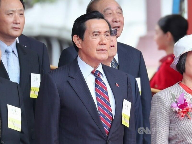 馬英九基金會執行長蕭旭岑受訪時表示,今年若再去「台灣國慶日」大會,形同對錯誤國家路線背書。(中央社)