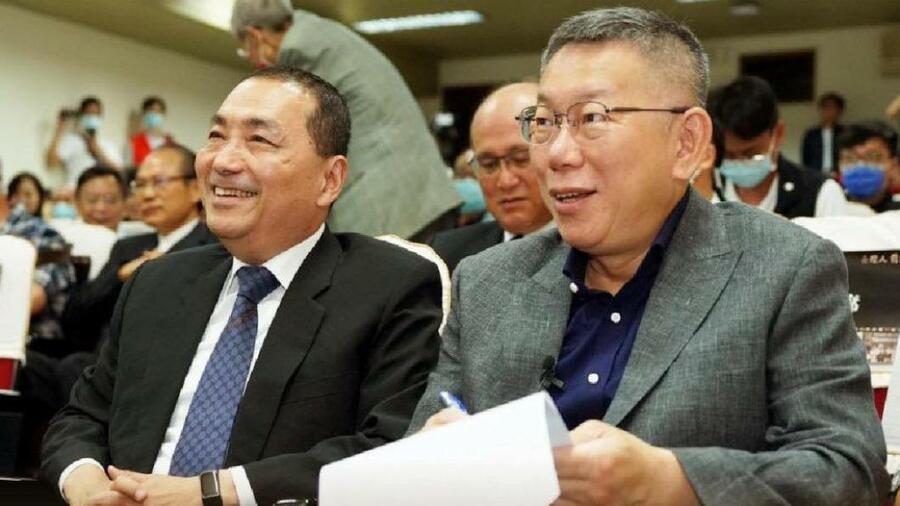 藍、白雙方競選辦公室12日宣布,「藍白合」談判將於14日下午舉行。(柯文哲臉書)