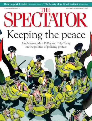 抗議高舉意識形態 成英國警方兩難考題（觀察者 The Spectator）