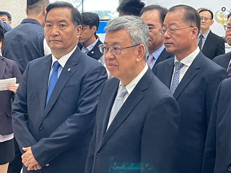 行政院長陳建仁15日視察「第9波安居緝毒專案」的成果,聽取相關報告。(Photo by 簡嘉佑/台灣醒報)
