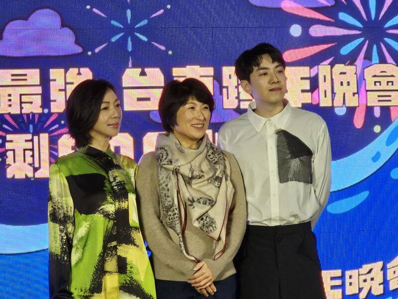 台東跨年晚會將邀請重量級歌手陳綺貞、萬芳等人演出,縣長饒慶鈴6日也親自北上宣傳。(Photo by 呂翔禾/台灣醒報)