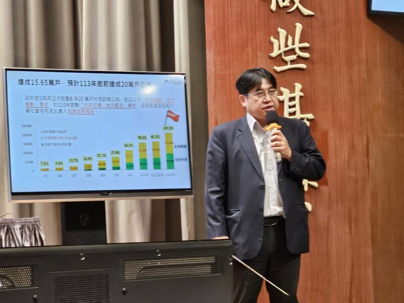 內政部宣布,未來都更要拿3%土地興建社宅。圖為國土管理署署長吳欣修。(Photo by 呂翔禾/台灣醒報)