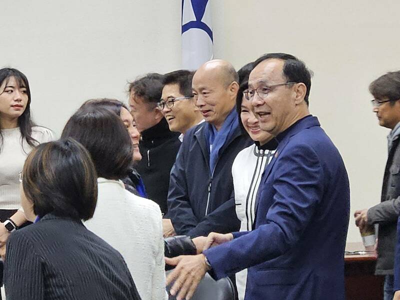 國民黨22日舉行新科立委座談會,各界都相當關注黨會推舉誰競選立法院長。(Photo by 呂翔禾/台灣醒報)