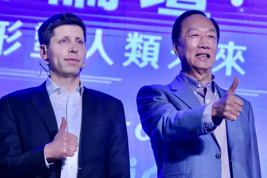 郭台銘訪美時和奧特曼聊了很多研發ChatGPT的感想,以及OpenAI公司發展過程中,政府應有的角色,並提供協助產業的建議。(網路截圖)