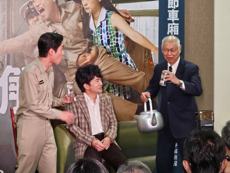 綠光劇團21日推出舞台劇《押解》,並與台鐵合作推出相關活動。(Photo by 呂翔禾/台灣醒報)