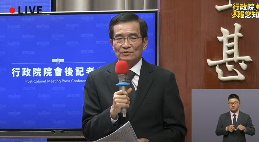 針對陸船翻覆無錄影,海巡署副署長張忠龍22日解釋相關爭議。(影片截圖)
