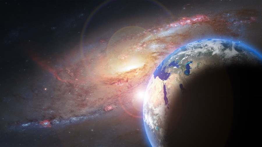 隨著太空技術進步,學界正在太陽系外的其它行星,尋找有機生物的蹤跡。(網路截圖)