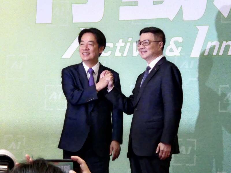 賴清德10日宣布,邀請前民進黨主席卓榮泰擔任行政院長。(Photo by 呂翔禾/台灣醒報)