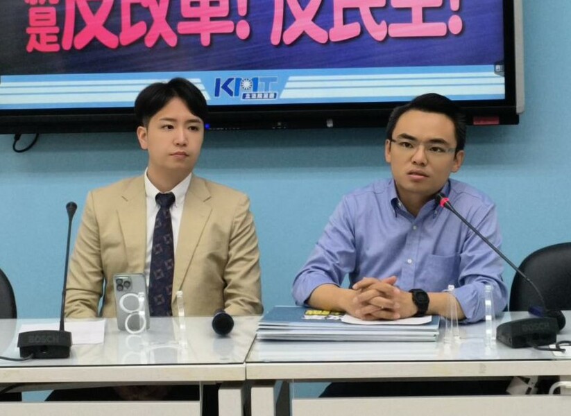 針對馬英九文教基金會執行長蕭旭岑修定《反滲透法》的訴求,藍白都有各自回應。(國民黨立院黨團提供)