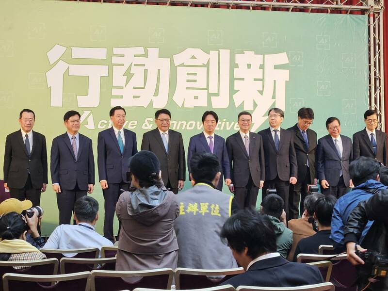 賴清德25日公布國安人事,大多是由總統蔡英文的人馬互相轉職留任。(Photo by 呂翔禾/台灣醒報)