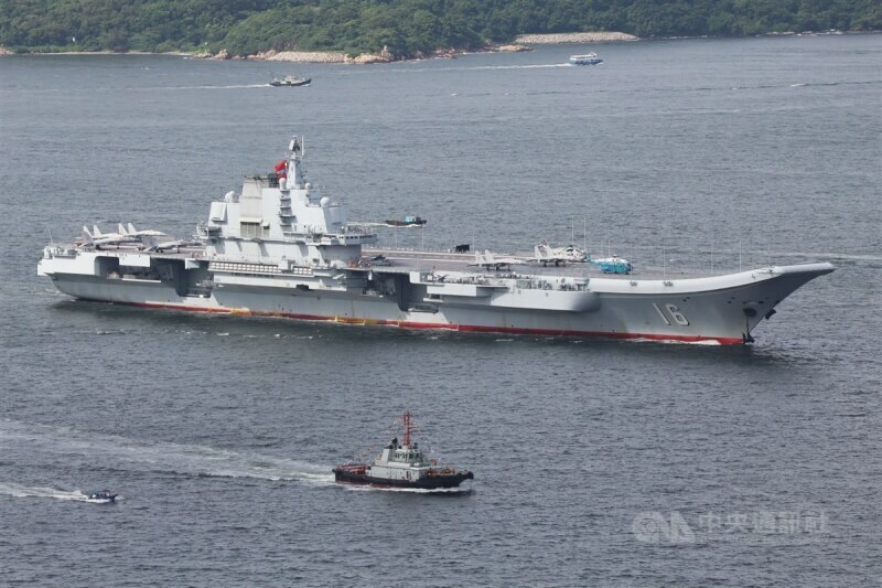 解放軍23日宣布,在台灣及金馬周邊進行「聯合利劍-2024A」演習。(中央社)