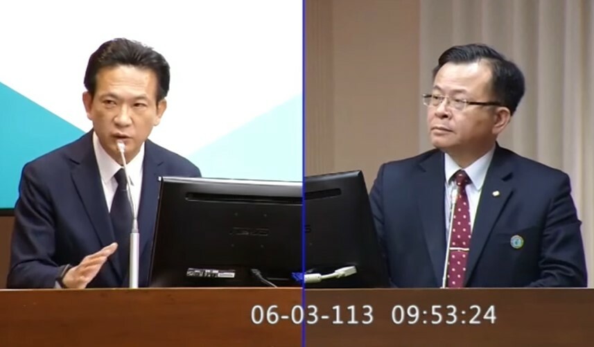 各黨立委都好奇,三大電信公司都說個資未外流,那民進黨政策會執行長王義川手上的資料哪裡來的?(直播截圖)