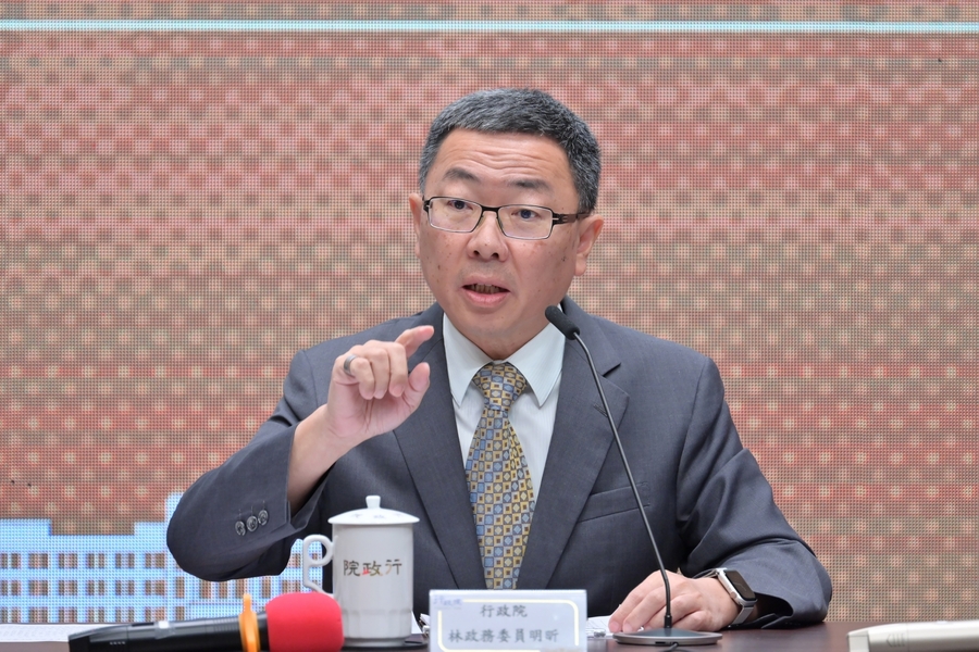 行政院6日宣布,將覆議立法院的國會改革法案,並列出7大理由。圖為政務委員林明昕(行政院提供)