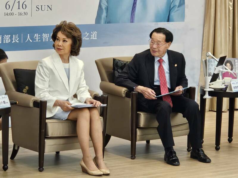 趙小蘭16日分享自己從父親學到的價值觀。(Photo by 呂翔禾/台灣醒報)