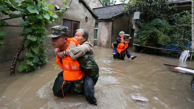 近日中國南方降下大雨造成洪水。(Photo by Sino-German Urbanisation Partnership on Flickr used under Creative Commons license)