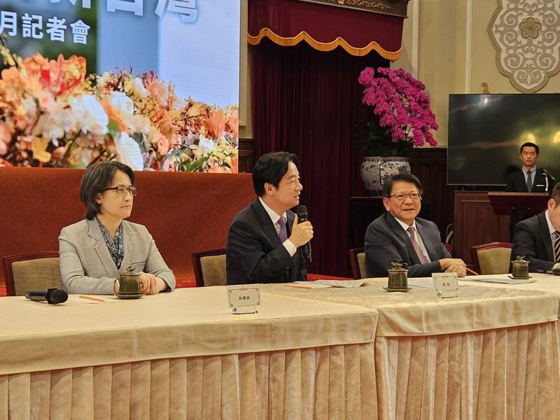 總統賴清德19日出席記者會,回應媒體在兩岸與國會改革的疑問。(Photo by 呂翔禾/台灣醒報)