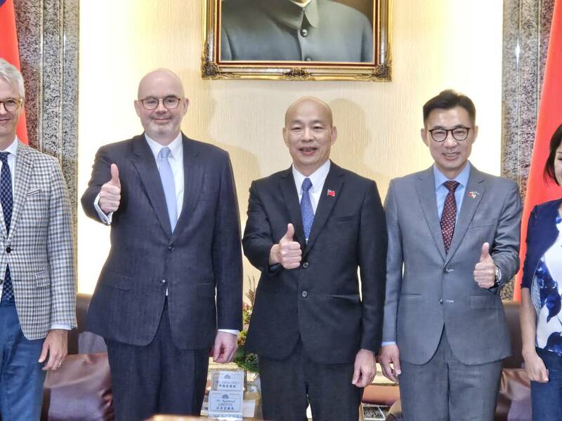 新AIT處長谷立言11日拜會立法院長韓國瑜,並與朝野立委交流。(Photo by 呂翔禾/台灣醒報)