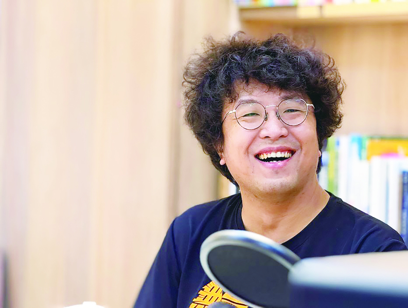 民進黨不分區立委沈伯洋致力反滲透。(沈伯洋辦公室提供)