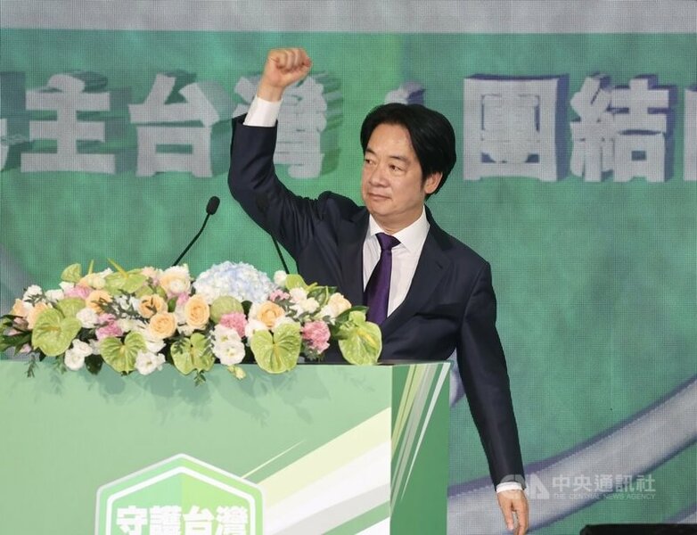 賴清德總統上任後的第一個民進黨全代,對未來的民進黨前進方向做出提醒跟指導。(中央社)