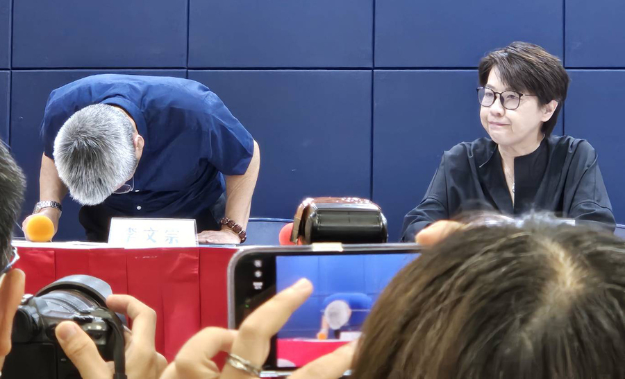 民眾黨12日針對政治獻金爭議舉行說明記者會。(Photo by 呂翔禾/台灣醒報)
