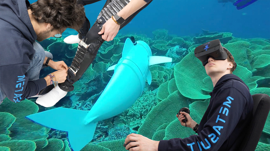 機械魚「夏娃」(Eve)能蒐集環境DNA。(Photo on ETH Zürich)