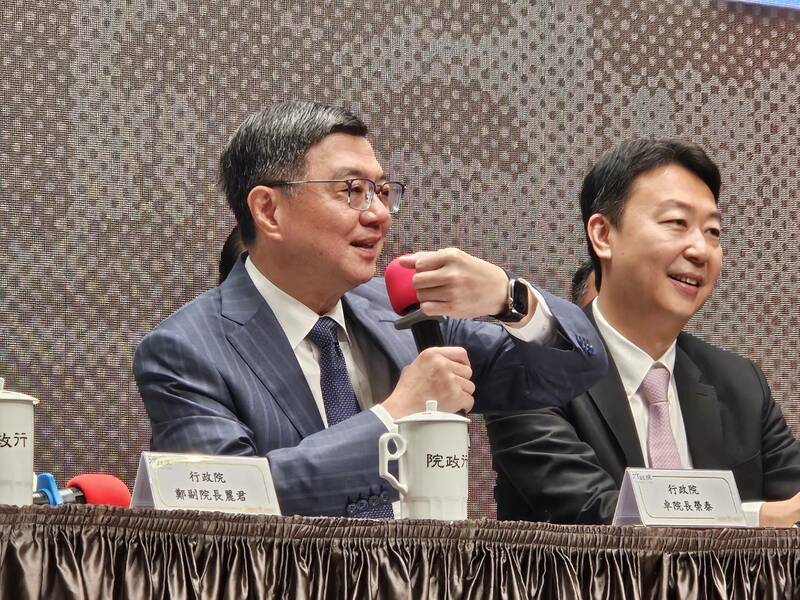 行政院長卓榮泰28日舉行記者會,回應媒體對近期與未來施政的問題。(Photo by 呂翔禾/台灣醒報)
