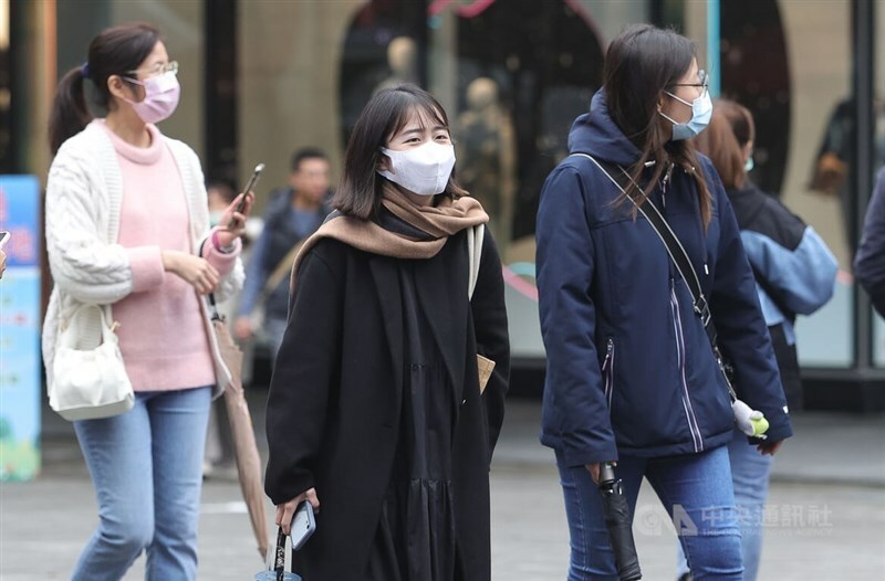 5日起北部與東北部受到東北季風影響,將會降溫到攝氏20到24度左右。(中央社)
