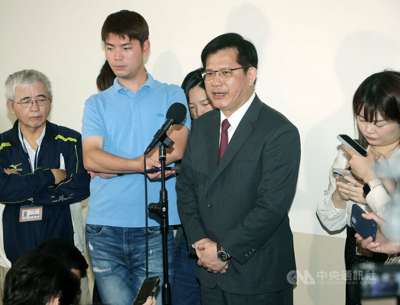 外交部長林佳龍7日就川普當選對台美關係影響表示,不會受到影響。(中央社)