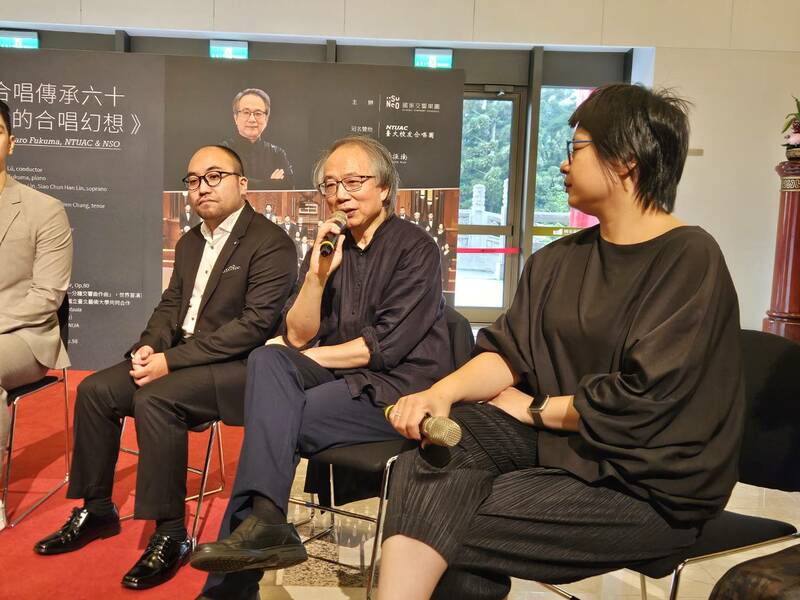 14日將舉行《呂紹嘉的合唱幻想》音樂會,將由NSO、台大校友合唱團與國內知名聲樂家帶來貝多芬與布拉姆斯的經典曲目。(Photo by 呂翔禾/台灣醒報)
