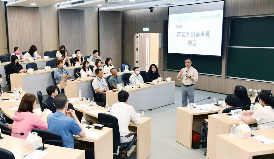 海基會舉辦第17屆「台生研習營」,為即將赴陸求學的學生提供資訊與意見交流平台。(海基會提供)中央社