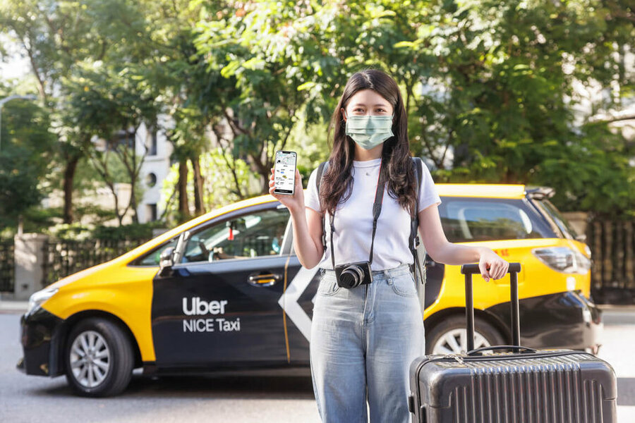 台灣有很多合作車隊,透過App或網際網路系統,協助民眾叫車通勤省荷包,也配合政府規定同步落實新費率。(中央社)