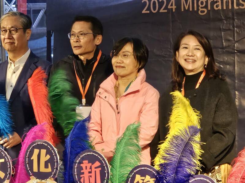 內政部長劉世芳8日出席移民署與台北市民政局合辦的「移民節活動」。(Photo by 呂翔禾/台灣醒報)
