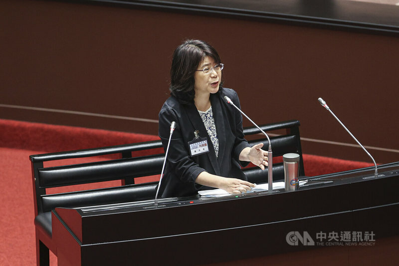 司法院長被提名人張文貞10日在立法院接受立委審查人事同意權詢問。(中央社)