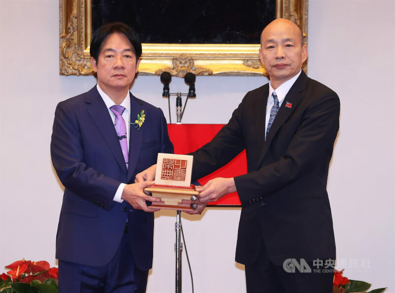 針對總統賴清德想要邀立法院長韓國瑜喝咖啡,在野黨大多認為沒有誠意,且看來並非真心要和解。(中央社)