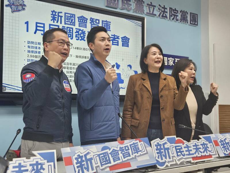 國民黨9日公布民調,顯示民眾不支持罷免韓國瑜、藍營區域立委,且支持在野陣營的國會修法。(Photo by 呂翔禾/台灣醒報)